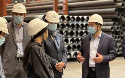 Secretary General of Qingbaijiang visits HSC Chengdu mill